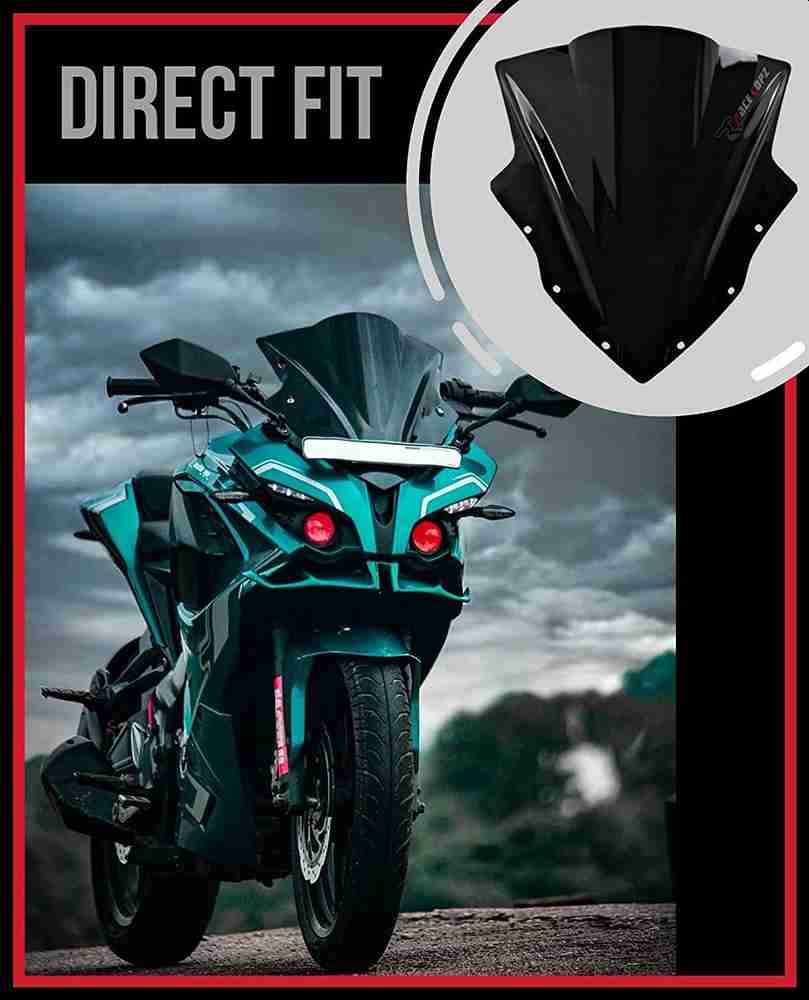 RACECOPZ Windscreen Windshield Touring Bolt Visor for Pulsar RS 200 Bike Headlight Visor Price in India Buy RACECOPZ Windscreen Windshield Touring Bolt Visor for Pulsar RS 200 Bike Headlight Visor onl...