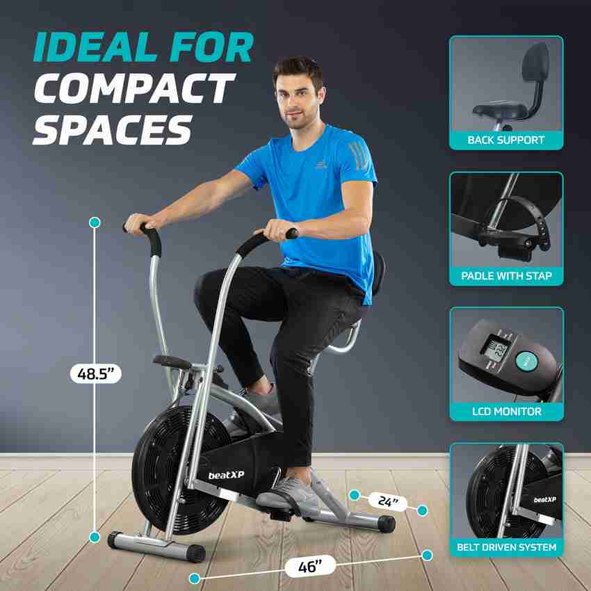 beatXP 2CM Air Cycle for Home Gym Cycle for Workout with Adjustable Seat Dual Action Stationary Exercise Bike Buy beatXP 2CM Air Cycle for Home Gym Cycle for Workout with Adjustable Seat