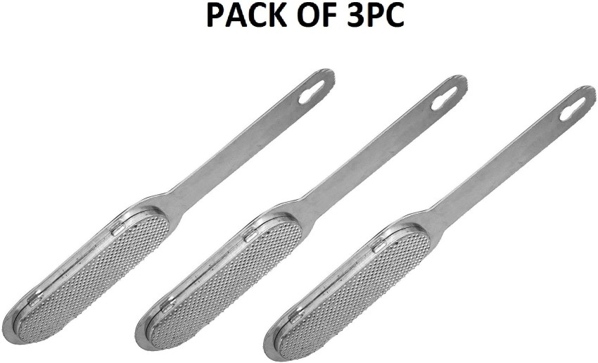 Yora BEST STEEL Foot Scrubber Pedicure Handle For Dead Skin Remover Tool  Pack of 3pc - Price in India, Buy Yora BEST STEEL Foot Scrubber Pedicure  Handle For Dead Skin Remover Tool