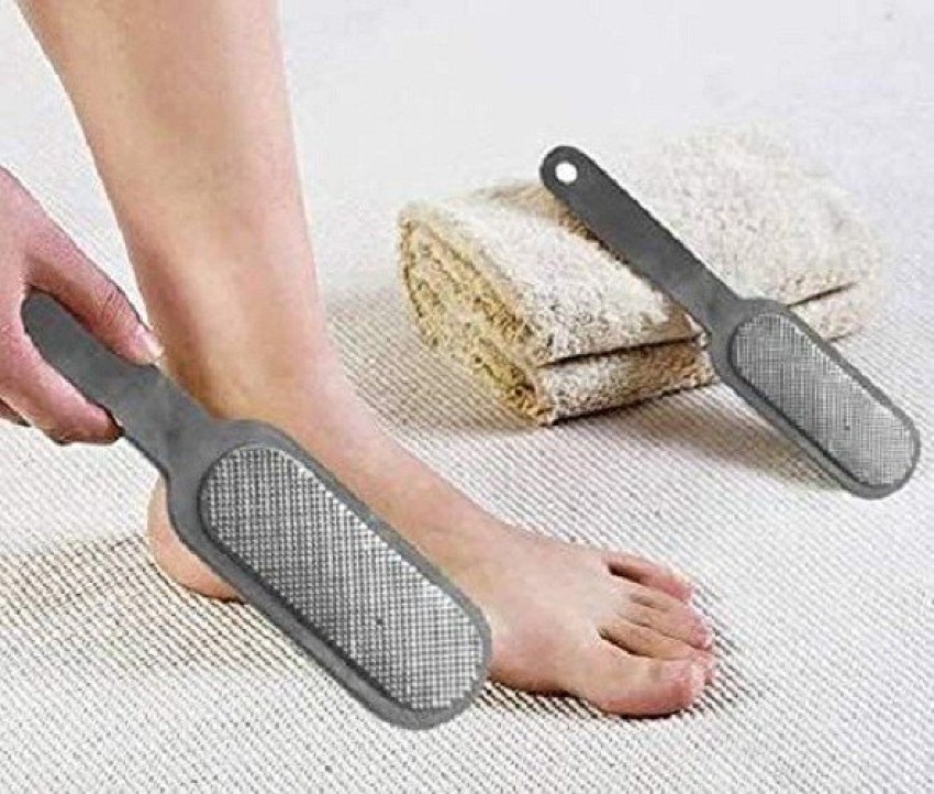 Yora BEST STEEL Foot Scrubber Pedicure Handle For Dead Skin