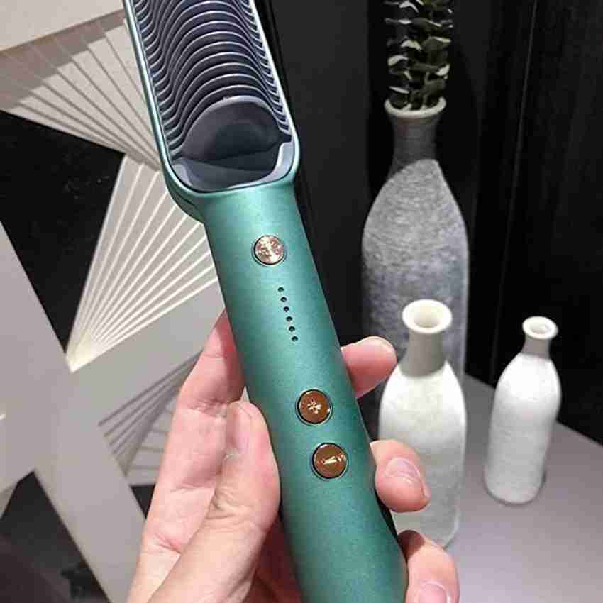 Nka COMB Hair Straightener Comb for Women Men PTC Heating With 5