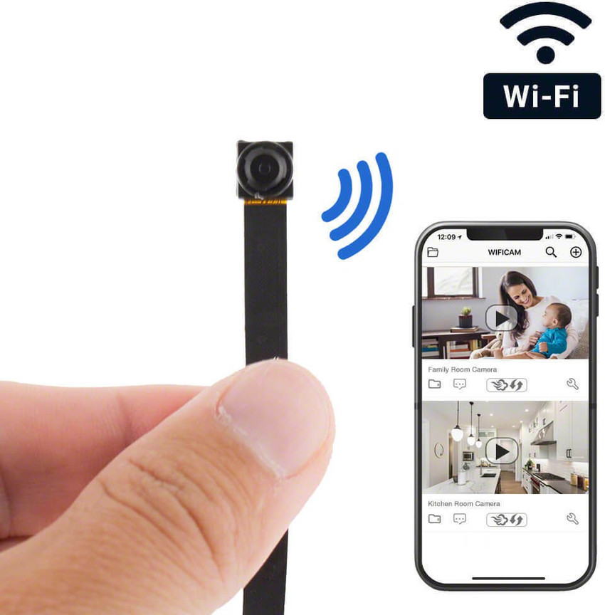 L sDen Spy Mini Audio Video Pin Hole Wi fi Adjustable Spy