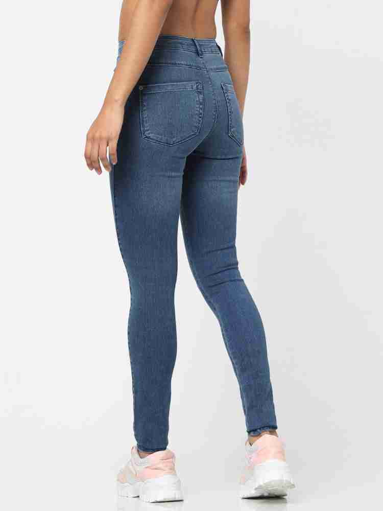 ONLY Skinny Women Blue Jeans Buy ONLY Skinny Women Blue Jeans