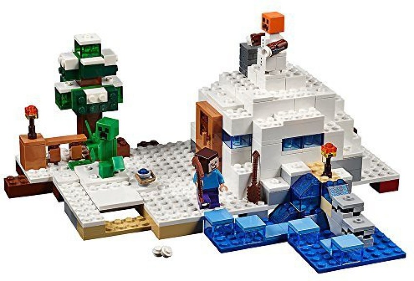 Lego 21120 minecraft on sale the snow hideout