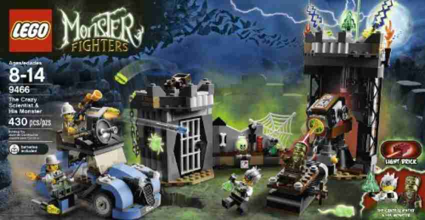 LEGO Monster Fighters The Crazy Scientist His Monster 9466 Price in India Buy LEGO Monster Fighters The Crazy Scientist His Monster 9466 online at Flipkart