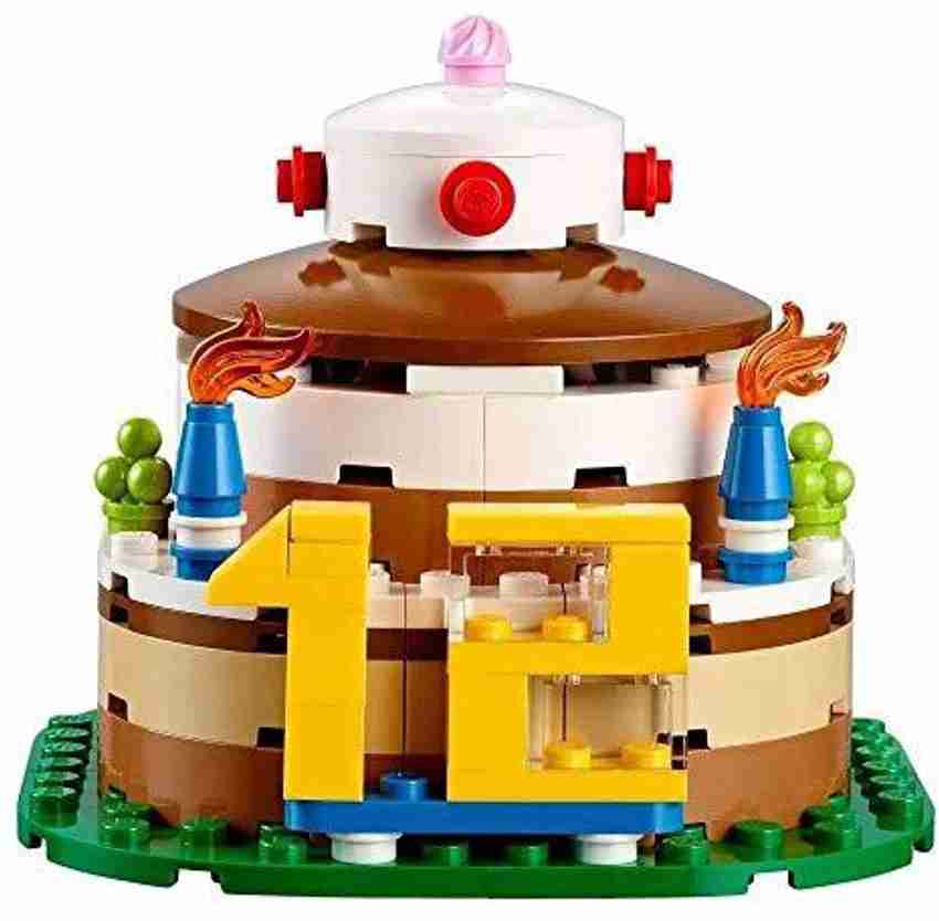 Lego birthday decoration cake set 40153 sale