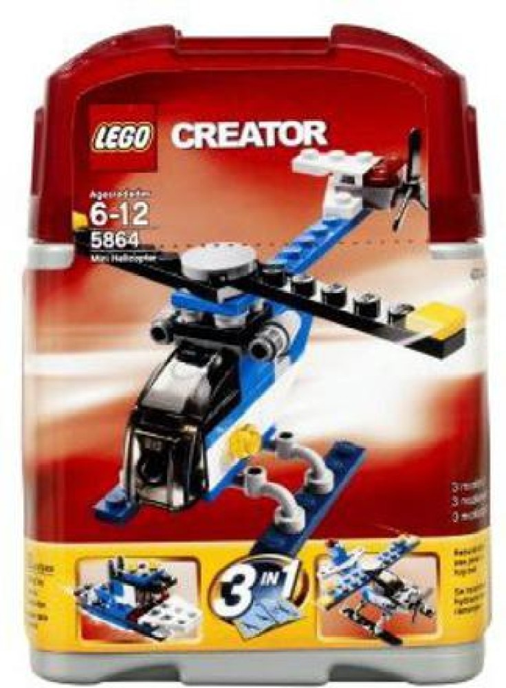 Lego mini helicopter hot sale