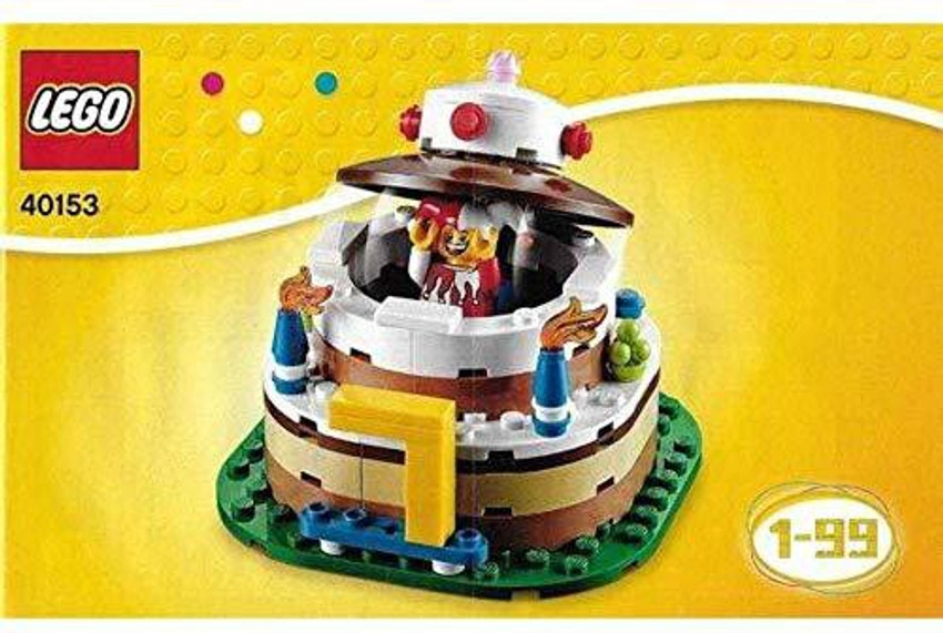 Lego birthday decoration cake set 40153 deals