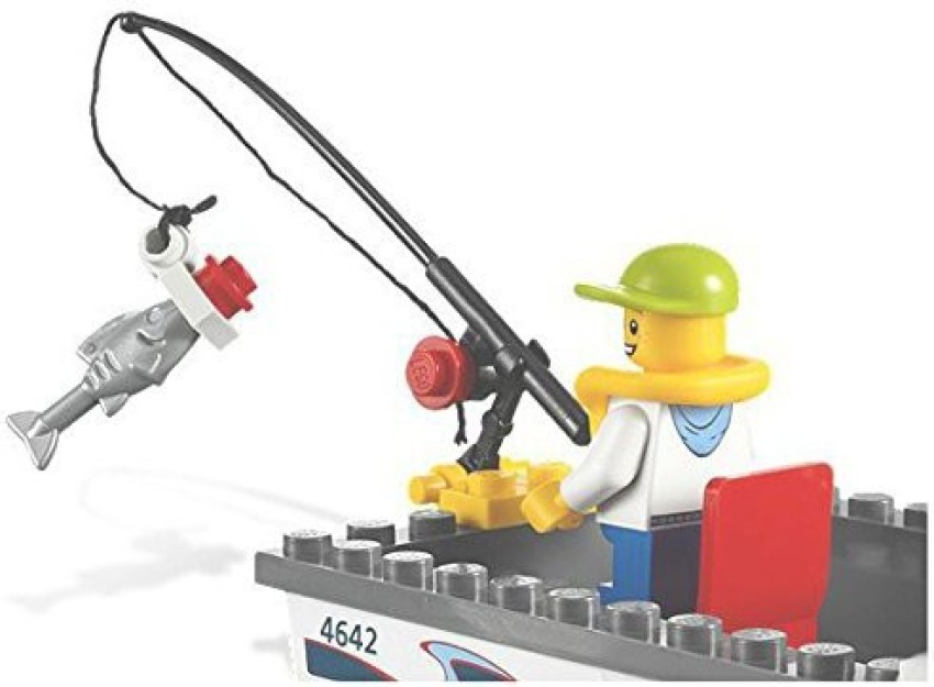 LEGO Fisherman Angler Cake Topper Decoration Made With LEGO Bricks