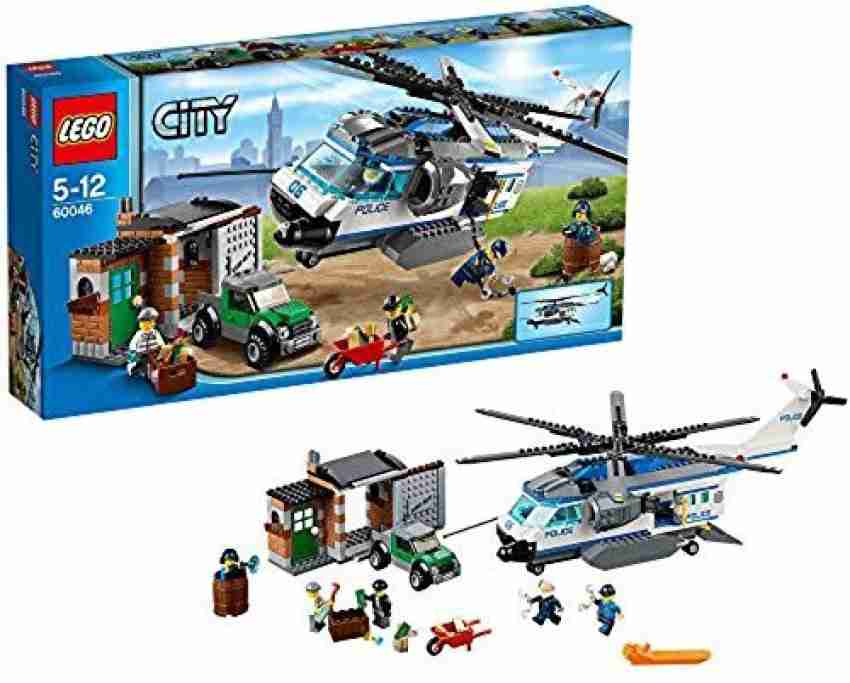 Lego police discount helicopter 60046