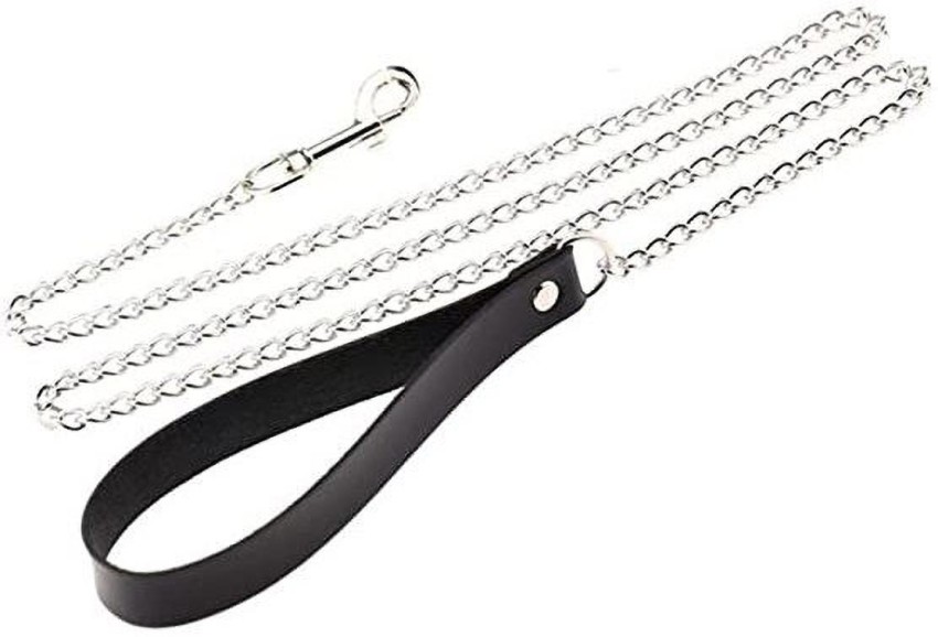 Choker with chain on sale leash