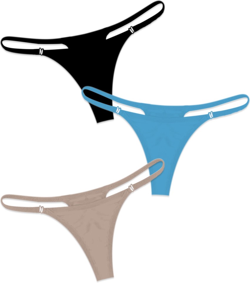 Women's Low Rise Micro Back G-string Thong Panty Underwear-r