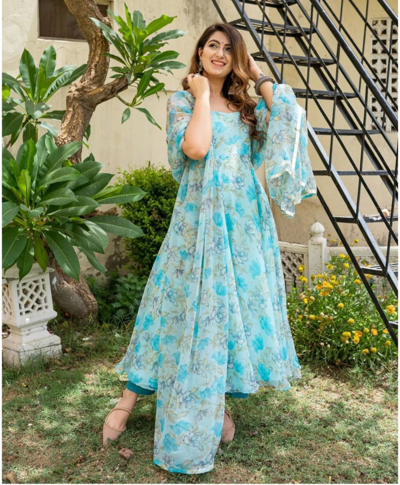 Chiffon top kurtis flipkart