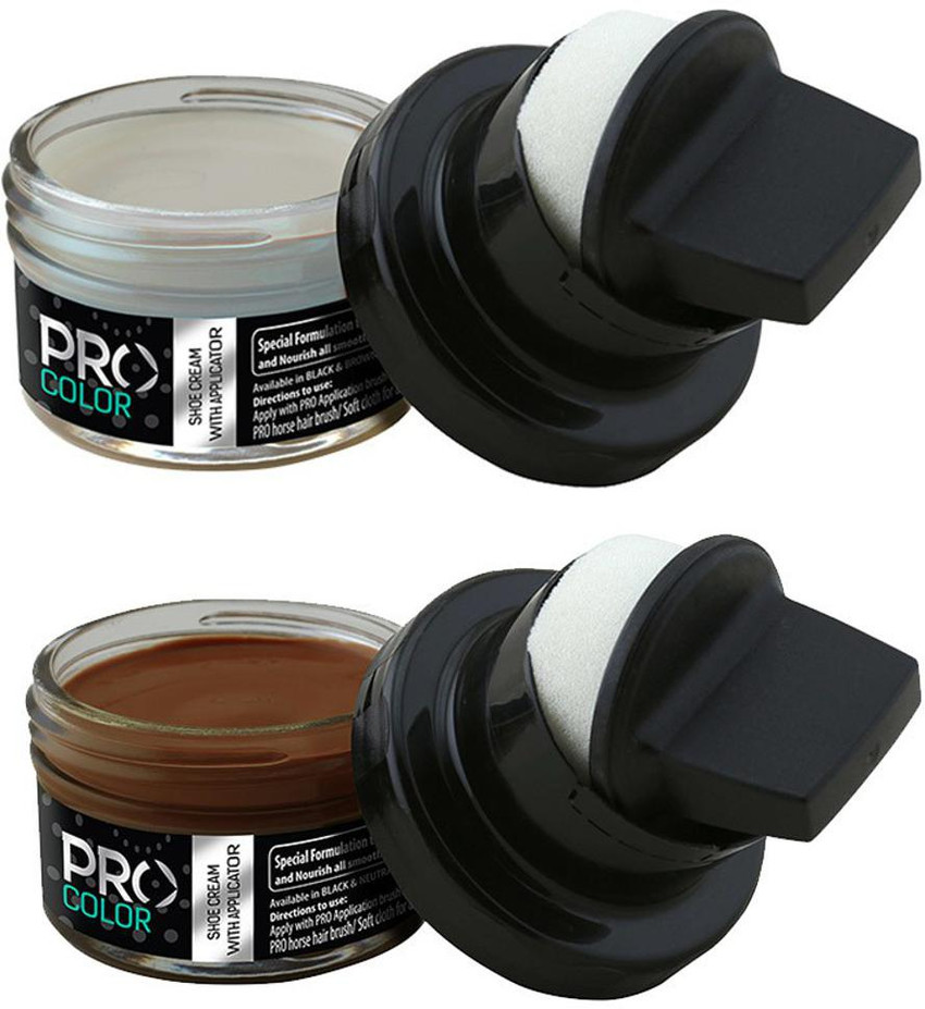 Pro color shoe cream with applicator new arrivals