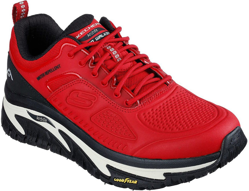 Skechers tone ups mens red best sale