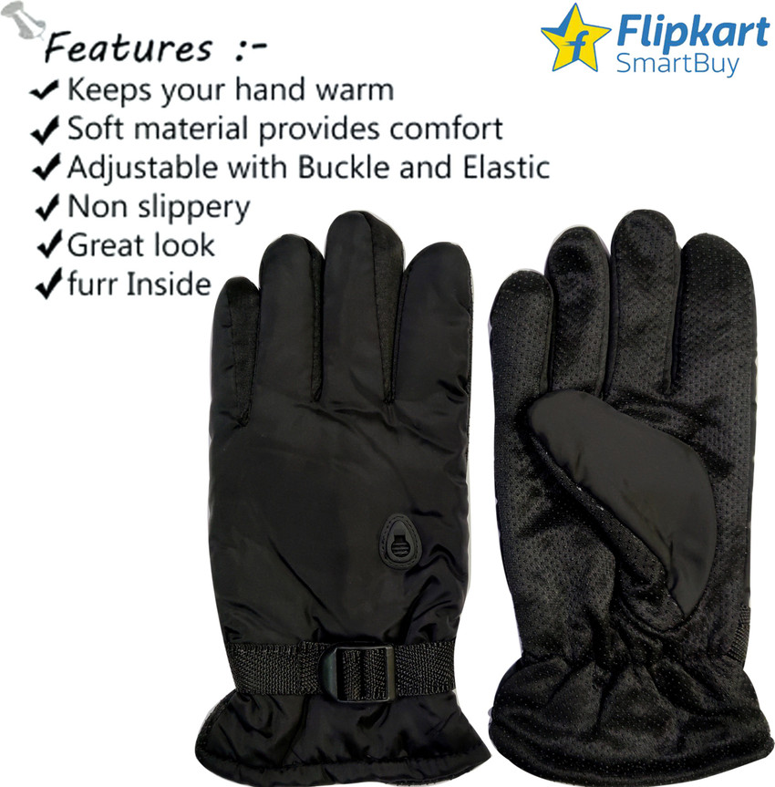 Flipkart SmartBuy SUPER WARM WINTER FULL GLOVE WITH EXTRA SOFT FUR
