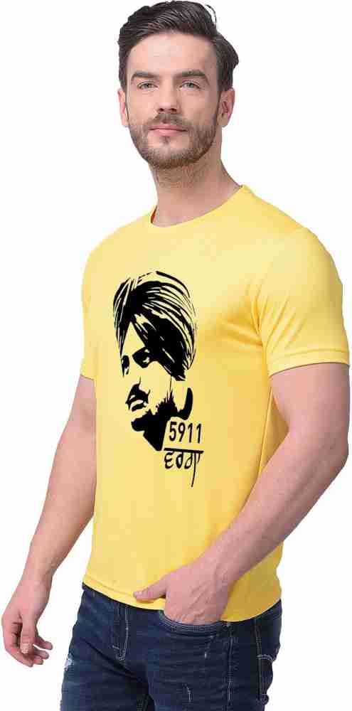 Sidhu moosewala bg Printed Men Round Neck White T-Shirt - Buy Sidhu  moosewala bg Printed Men Round Neck White T-Shirt Online at Best Prices in  India