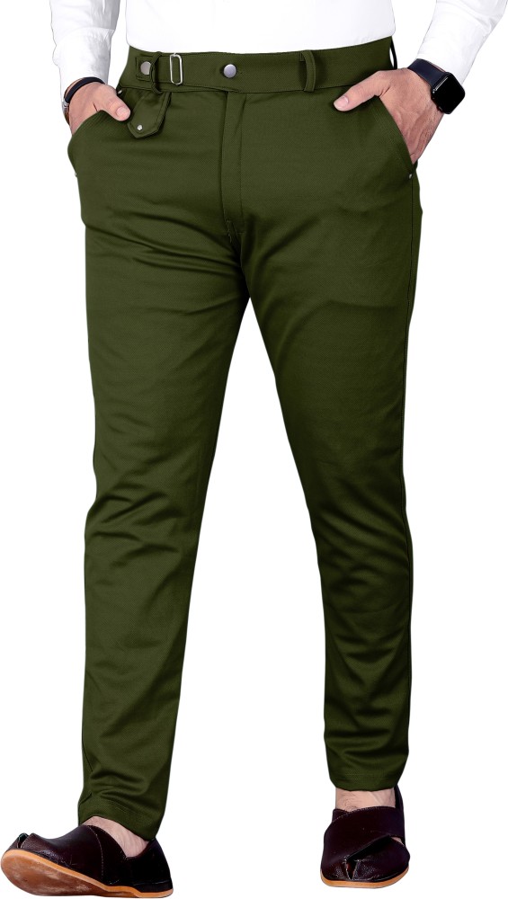 Buy BasicPlus Dori Green Cargo Pant Mehandi Color at Amazon.in