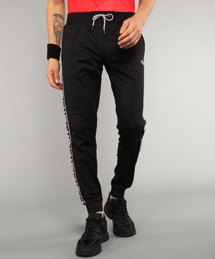 FILA Solid Men Black Track Pants Buy FILA Solid Men Black Track Pants Online at Best Prices in India Flipkart