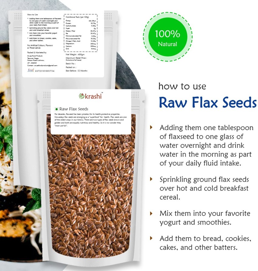 Flax Seeds - Buy Natural Flax Seeds for Weight Loss Online in India –  Neuherbs