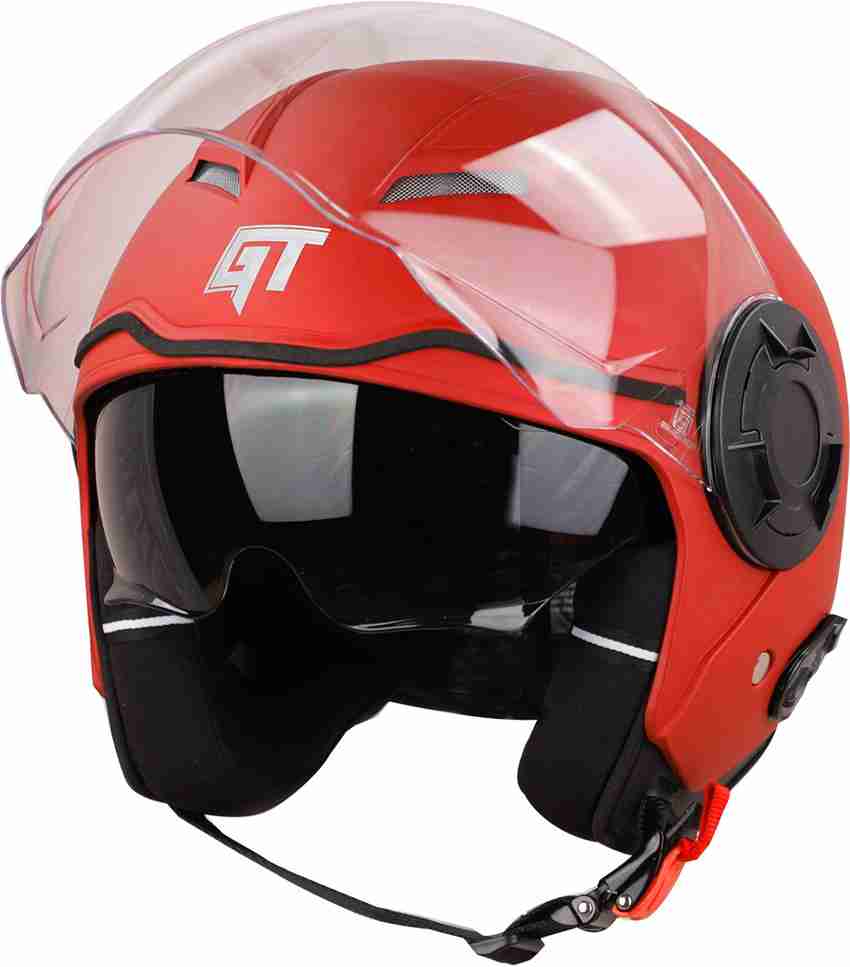 Steelbird GT ISI Certified Open Face Helmet for Men Women with
