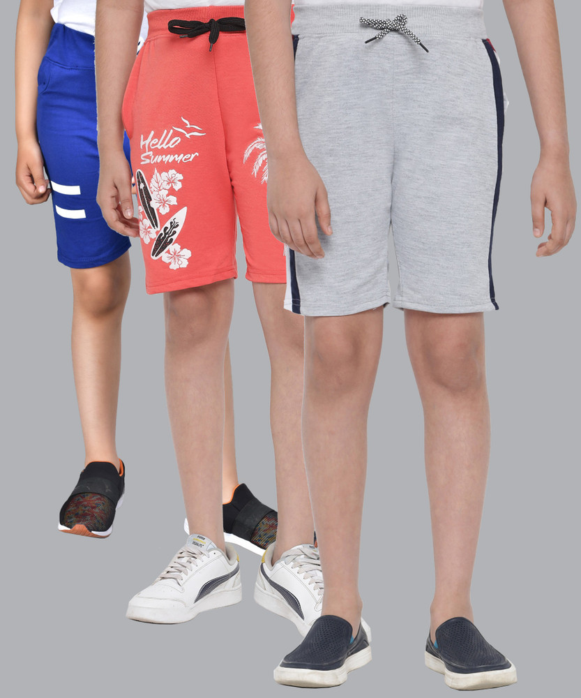 NICK AND JONES Short For Boys Casual Printed Colorblock