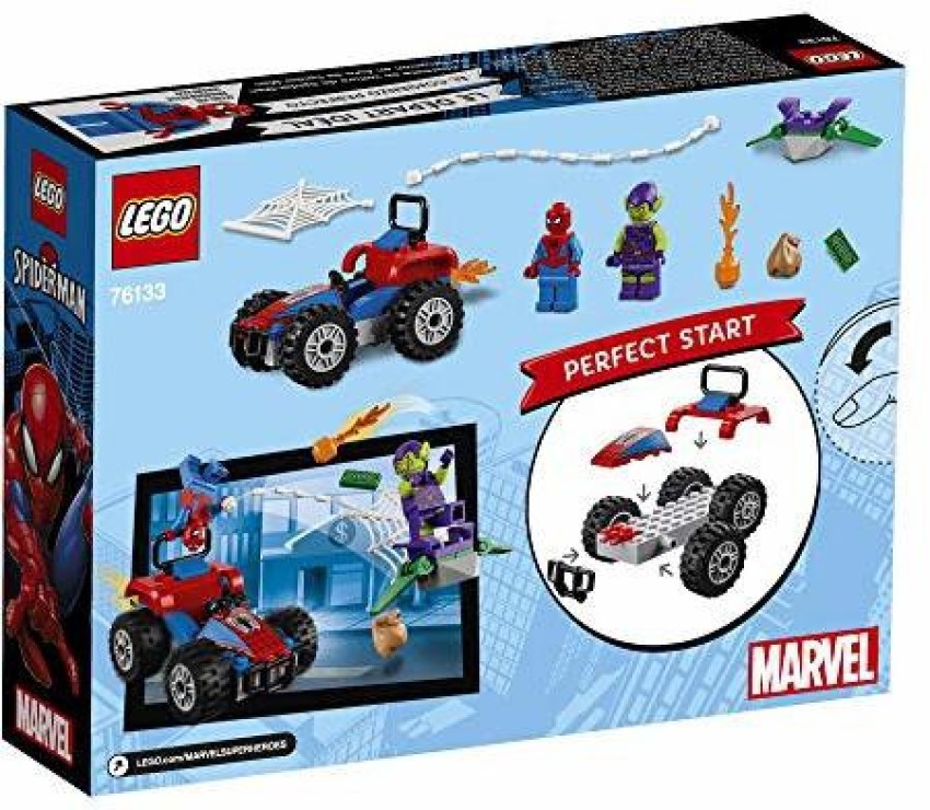 Spiderman lego cheap car chase