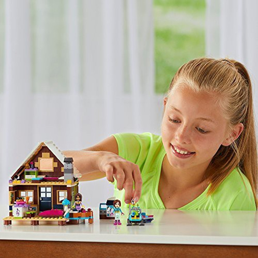 Lego friends snow resort chalet top