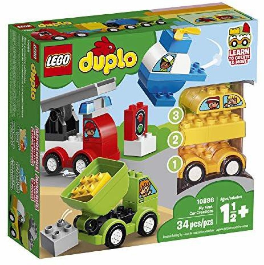 LEGO DUPLO My First Car Creations 10886 Building Blocks 34 Pieces