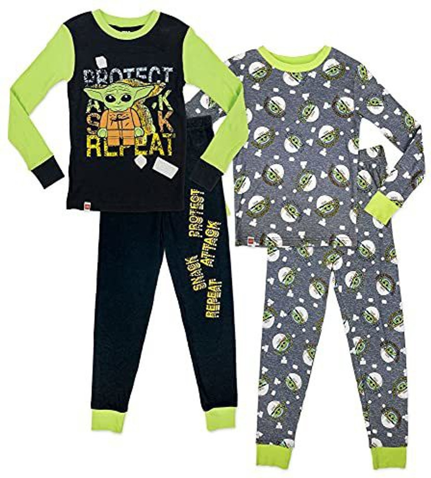 LEGO Star Wars Boys Grogu Baby Yoda 2 for 1 Cotton Pajama Set Size 4 Green Price in India Buy LEGO Star Wars Boys Grogu Baby Yoda 2 for 1 Cotton