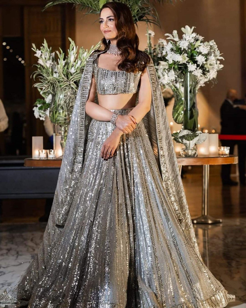 Flipkart lehenga gown cheap