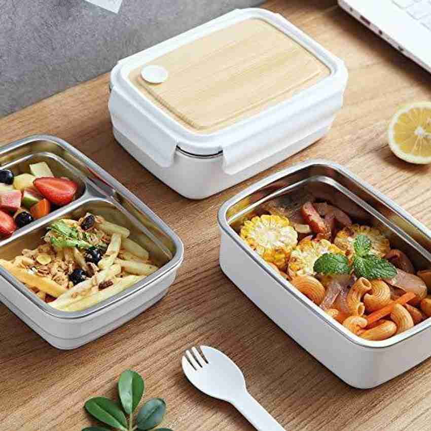 Insulated lunch box with compartments hot sale