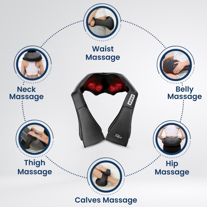 Neck Back Massager with Heat, RENPHO Shiatsu Shoulder Massager with Electric Deep Tissue Kneading Massage, Pain Relief on Waist, Leg, Calf, Foot, Arm