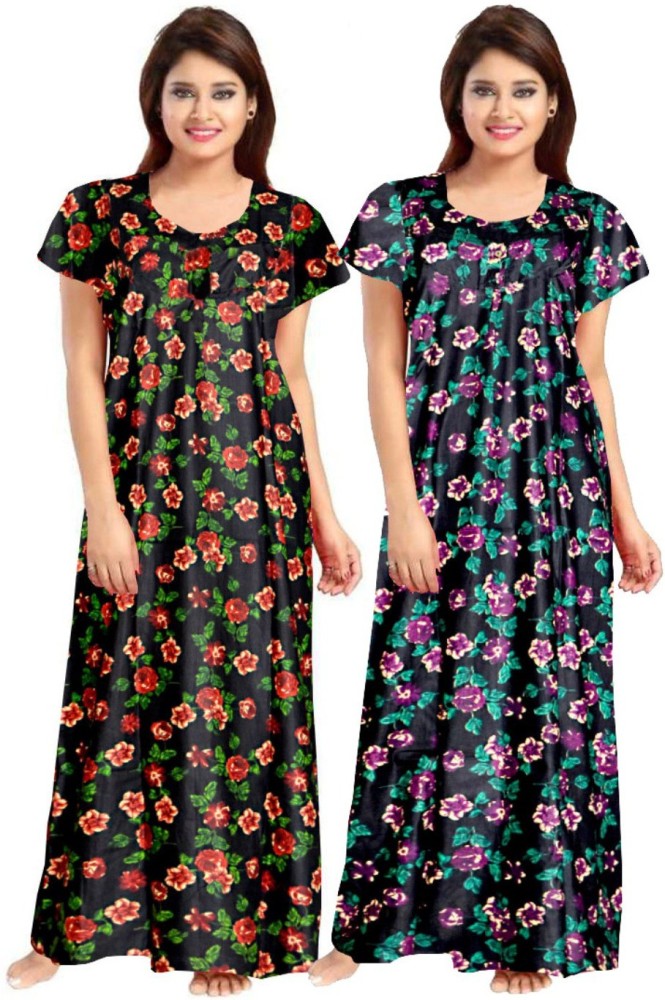 SHOPIFY Women Nighty - Buy SHOPIFY Women Nighty Online at Best Prices in  India | Flipkart.com