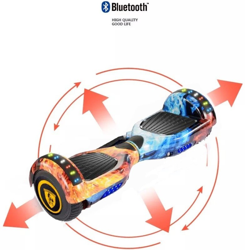 HOVERSTAR Bluetooth Hoverboard para niños LBW18 cromo color auto equilibrio  scooter altavoz inalám HOVERSTAR LBW18
