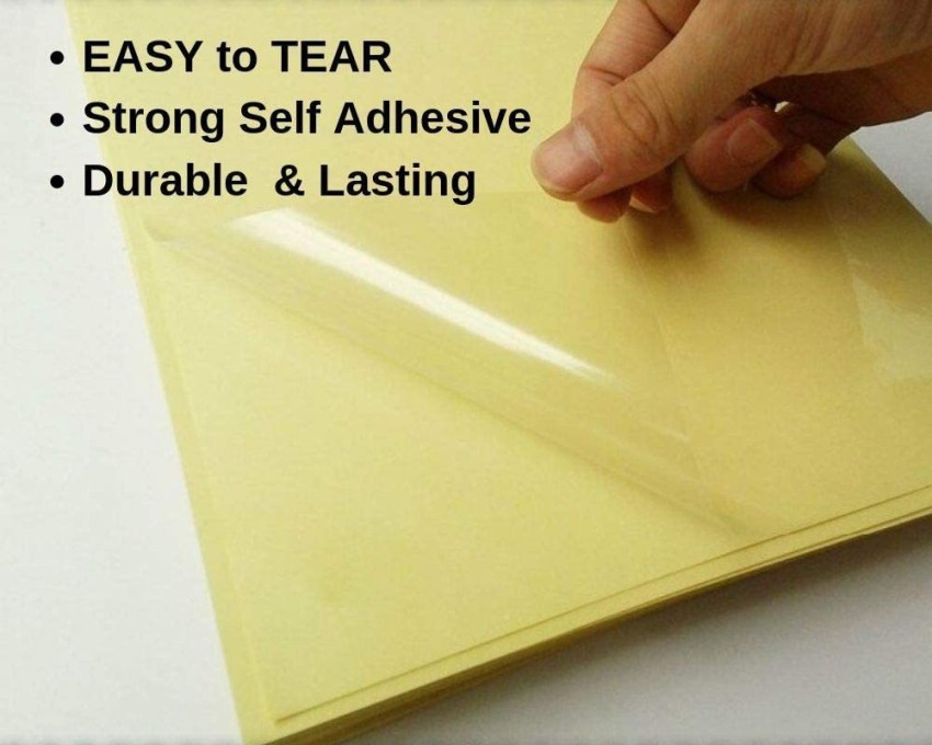 A4 Transparent Clear Glossy Self Adhesive Sticker Printing Paper