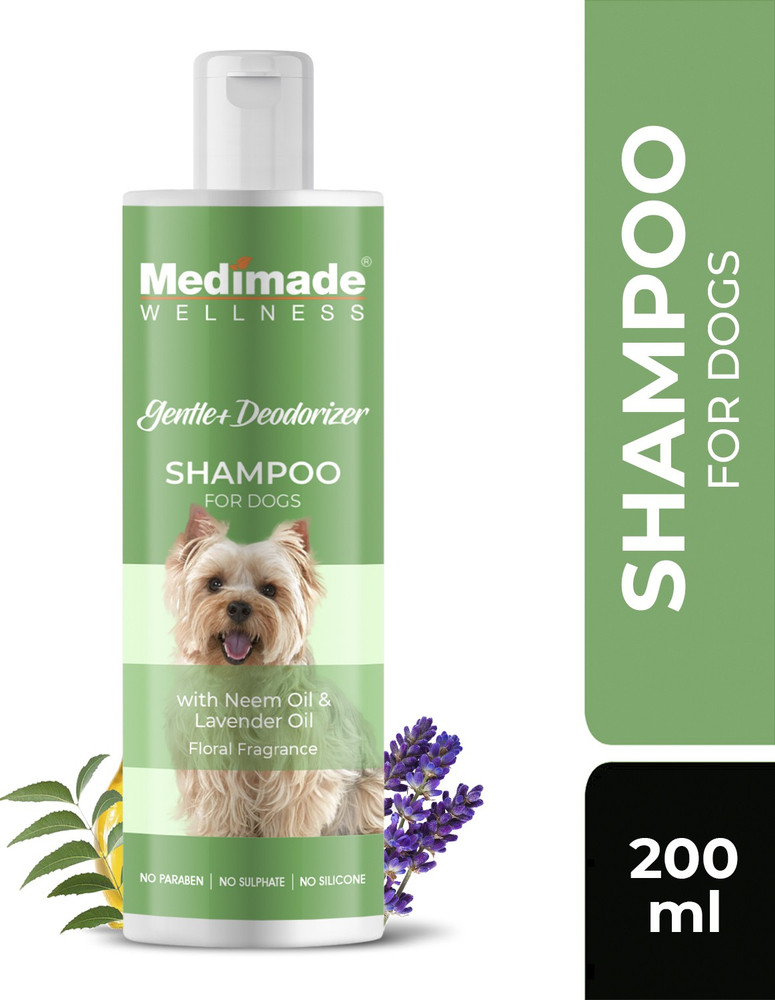 Medimade Dogs Gentle Deodorizer Shampoo Anti parasitic Anti