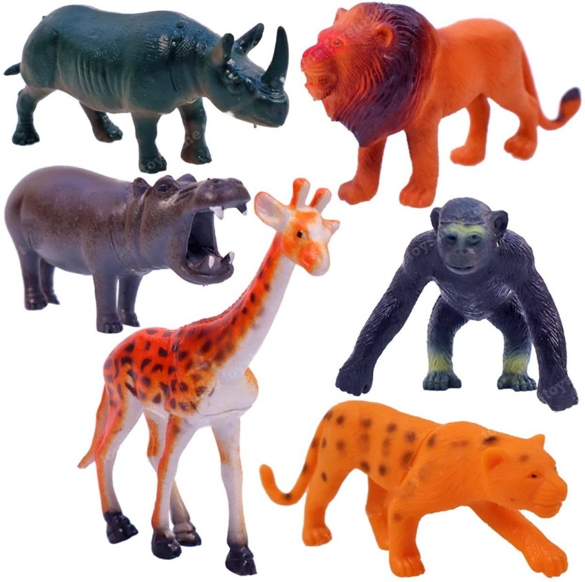 Buy KiddyBuddy - Baby's Little World 12 Pcs Mini Jungle Wild