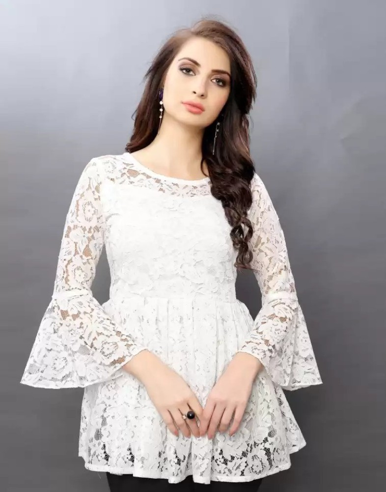 Bell sleeves outlet kurti flipkart