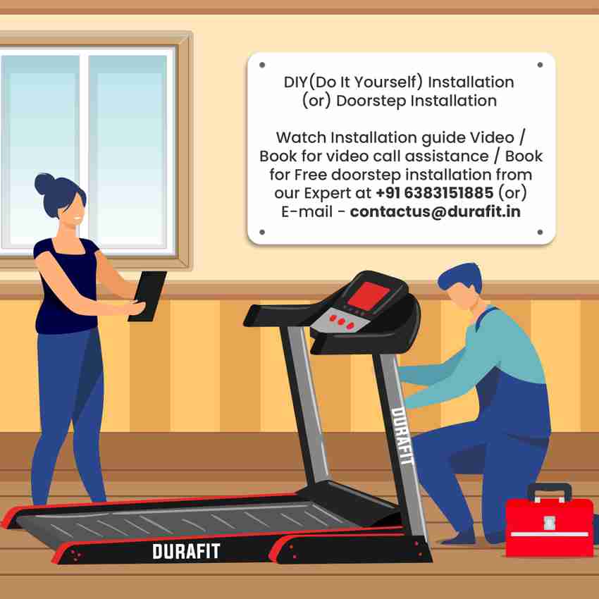 Durafit Royal DC 7.0 HP Motorized Treadmill Buy Durafit Royal