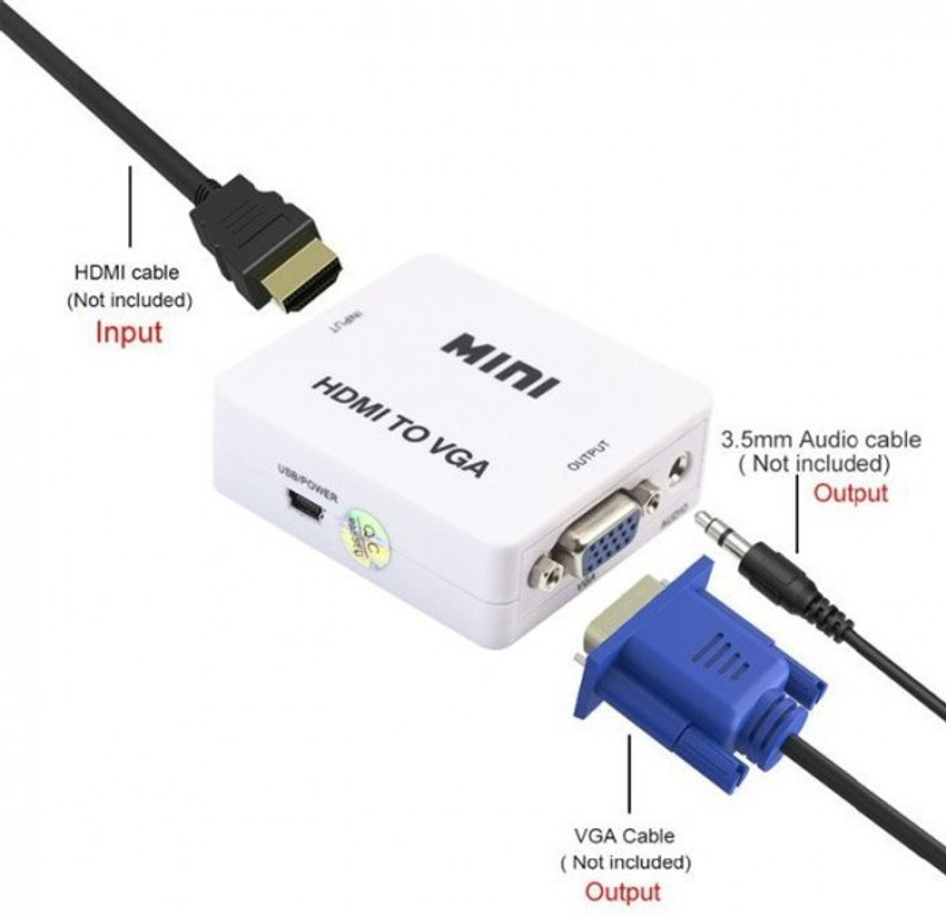 Convertidor cable hotsell vga a hdmi