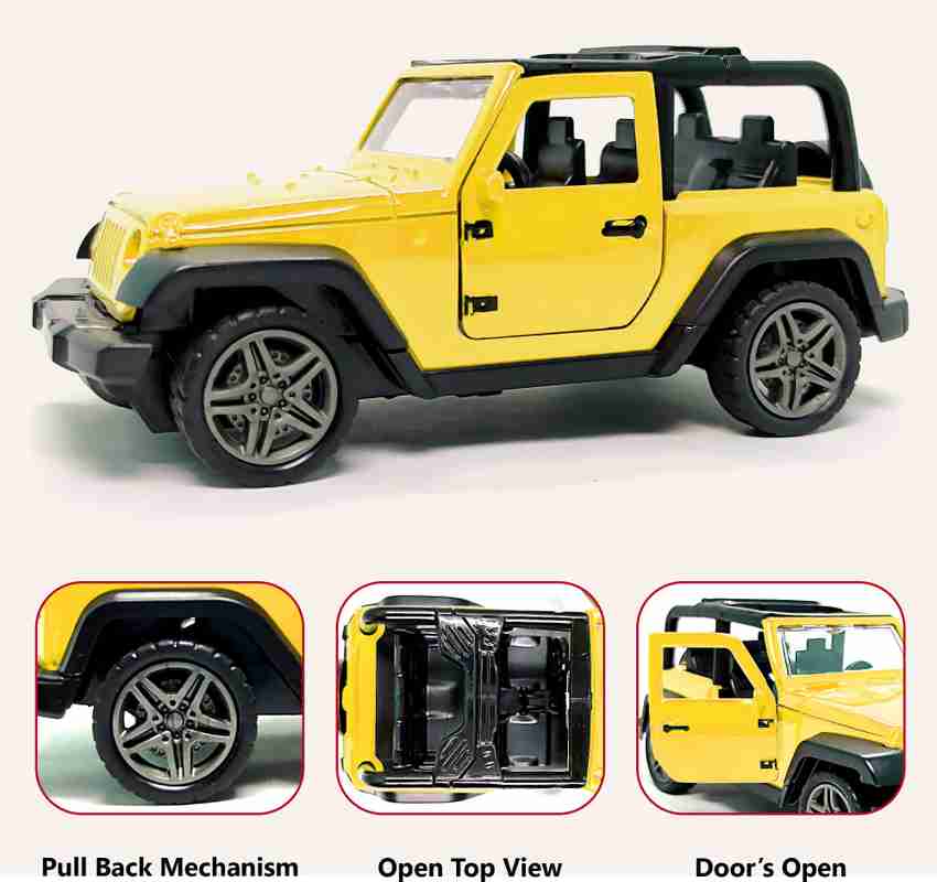 A G Store Die Cast Metal Thar Car with Openable Doors And Pull