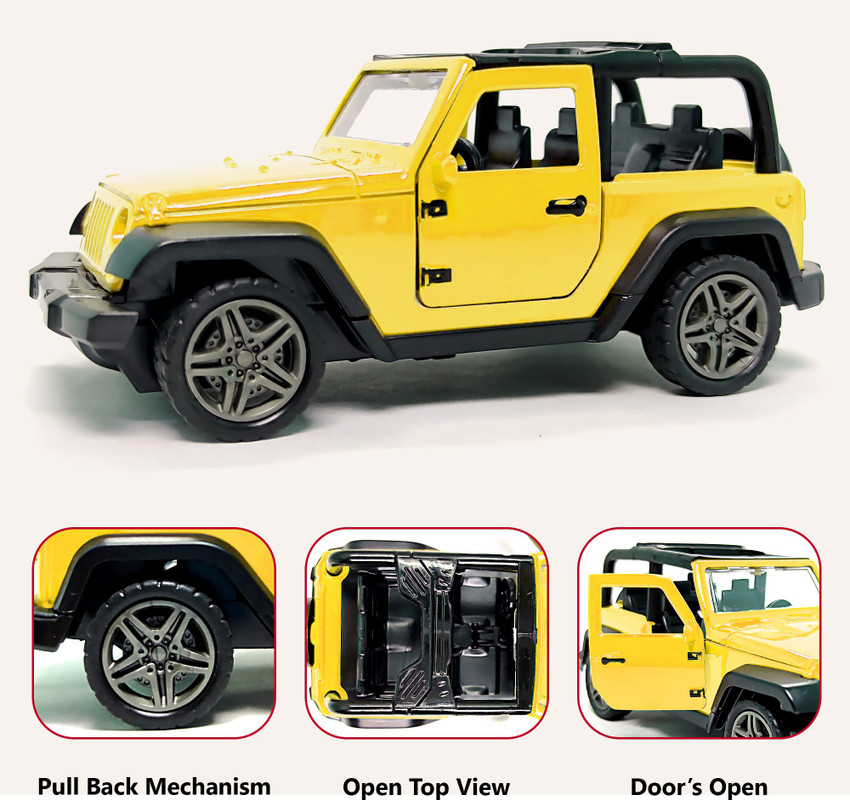 A G Store Die Cast Metal Thar Car with Openable Doors And Pull