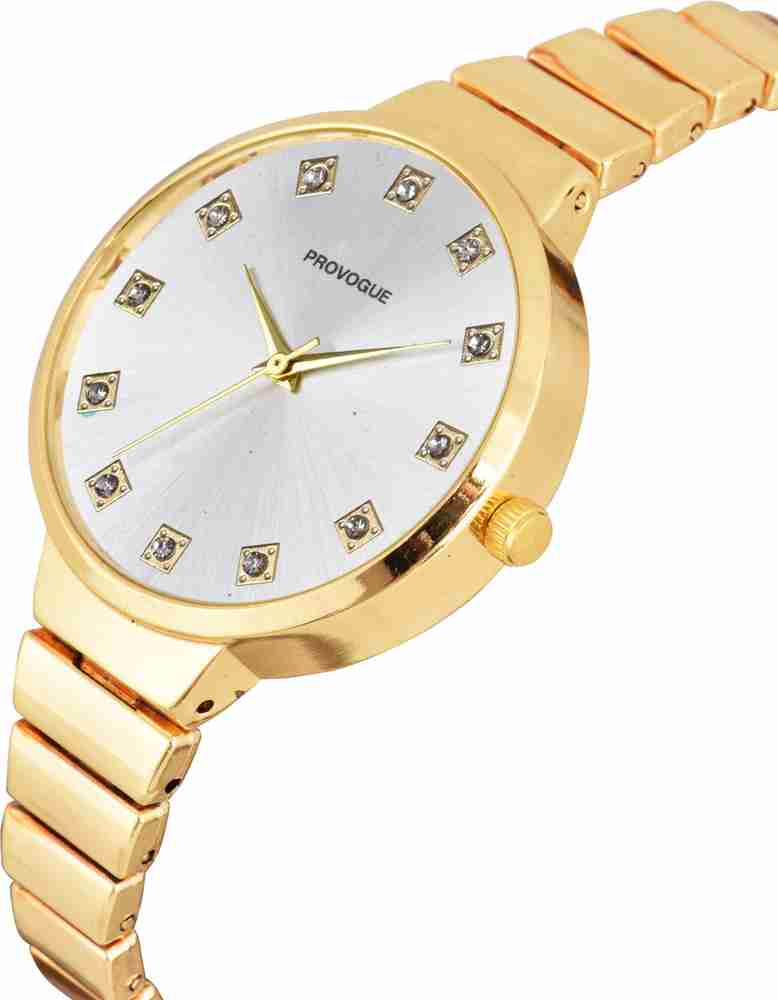 Buy PROVOGUE Analog Watch For Women SK PG 4040 SLVR GLD Basic Analog Watch for Women Online at Best Prices in India Flipkart