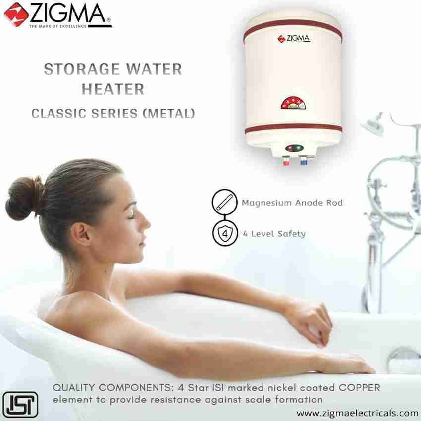 zigma 15 L Storage Water Geyser (Classic, Ivory) Price in India - Buy zigma  15 L Storage Water Geyser (Classic, Ivory) online at Flipkart.com