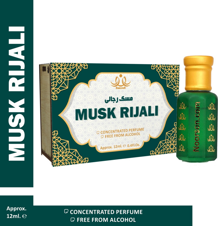 Noorson Musk Rijali Non Alcoholic Attar Perfume For Men Women