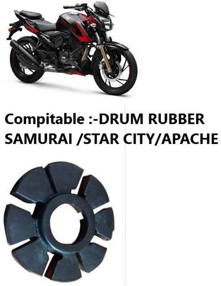 nirwana 10Drum Rubber Wheel for Bike DRUM RUBBER SAMURAI