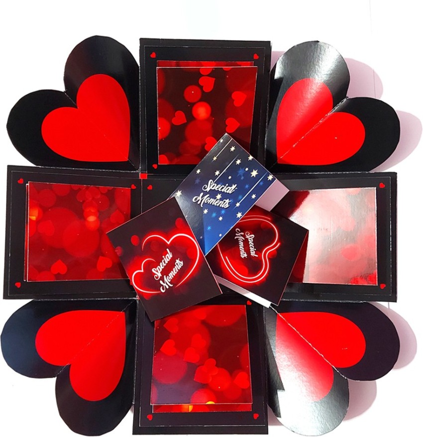 Photo Gift Explosion Box, Valentine's Day Surprise Gift, Anniversary Photo  Album With LED Lights, Couple Exploding Box 