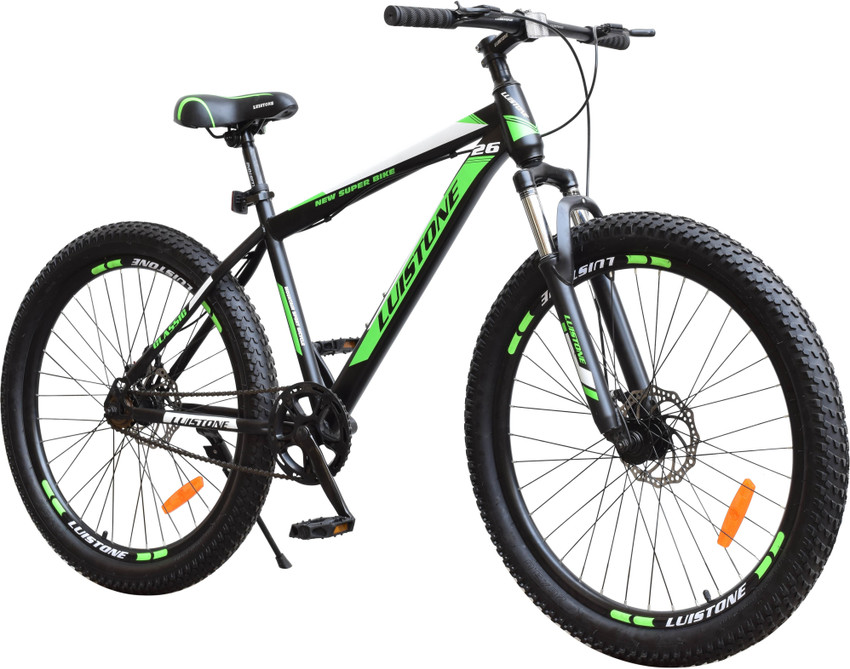 T LUISTONE Semi Fat Tyre Cycle for Men with Dual Disc Brake Front
