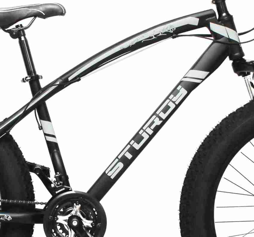 Sturdy fat best sale bike black